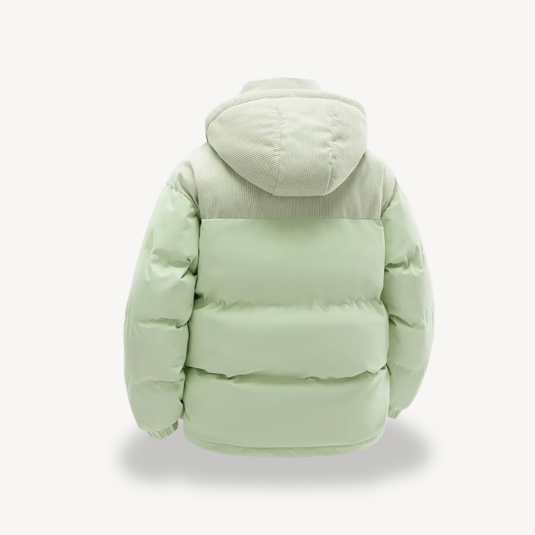 Men’s Modern Quilted Hooded Jacket – Clean Lines, Everyday Style