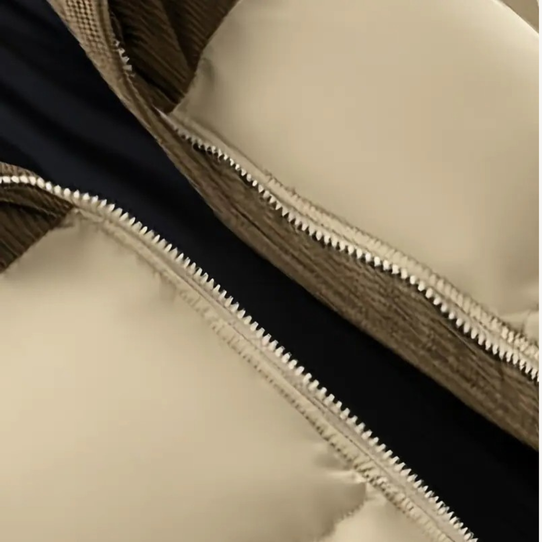 Men’s Modern Quilted Hooded Jacket – Clean Lines, Everyday Style