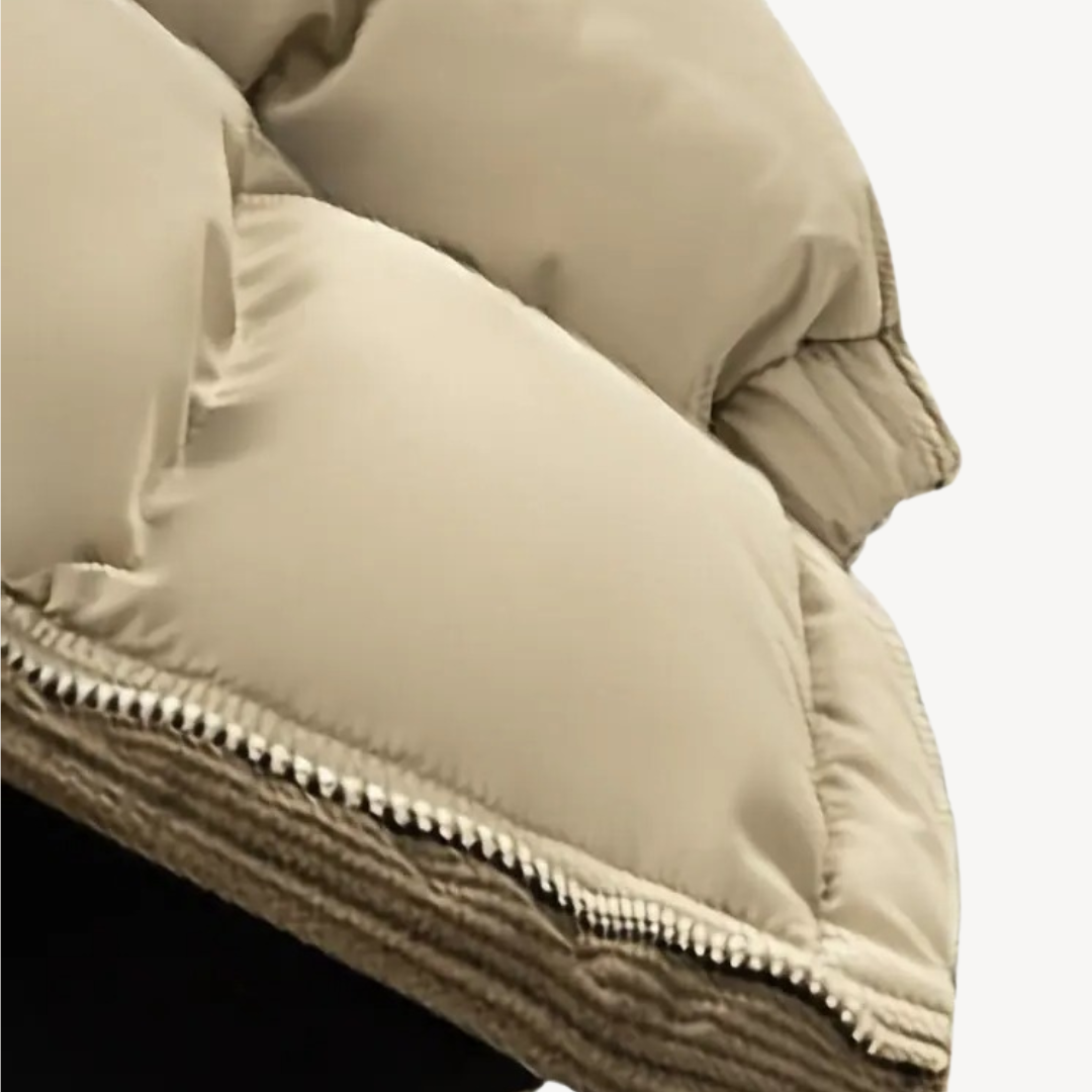 Men’s Modern Quilted Hooded Jacket – Clean Lines, Everyday Style