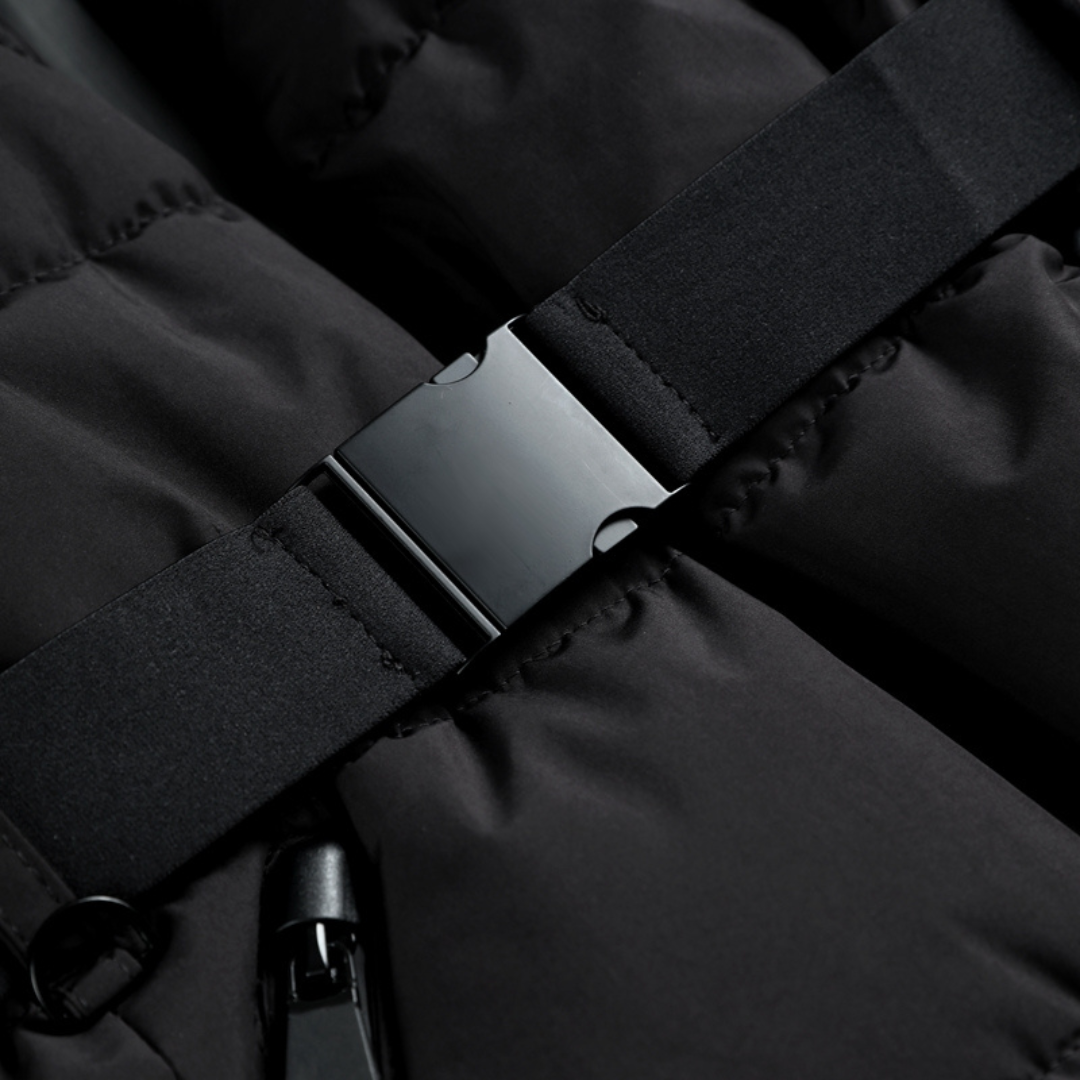 Women’s Belted Puffer Jacket – Defined Fit with a Refined Finish