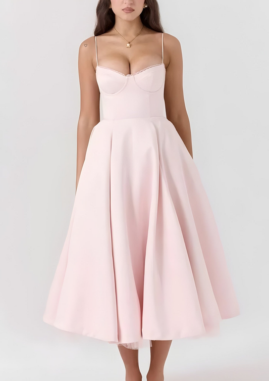 Women’s Elegant Long Satin Maxi Dress with Flowing Silhouette for Evening Wear