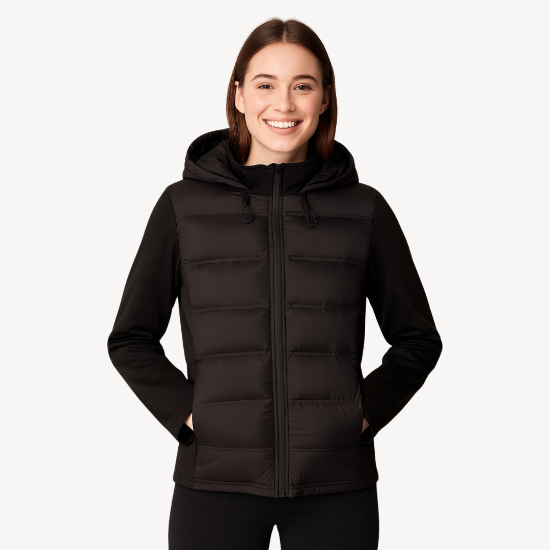 Women’s Longline Quilted Hooded Jacket – Lightweight Spring Layer