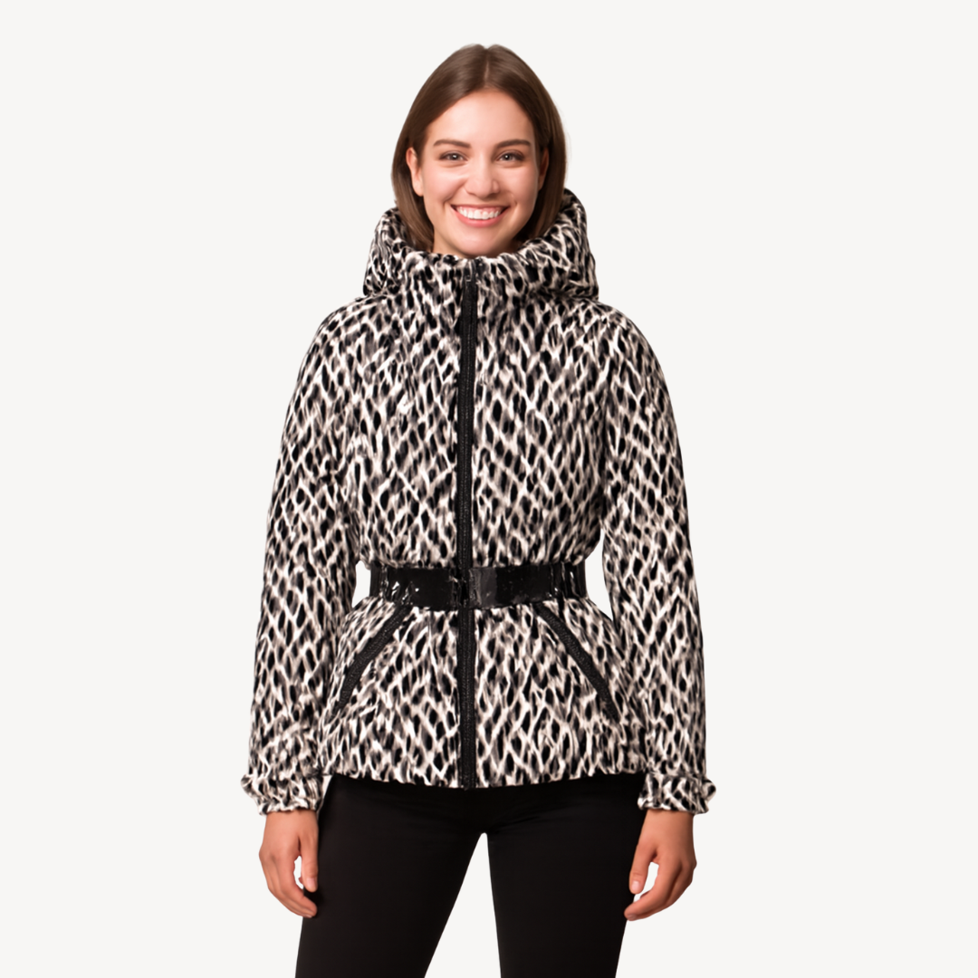 Women’s Quilted Belted Hooded Jacket – Defined Shape, Contemporary Style