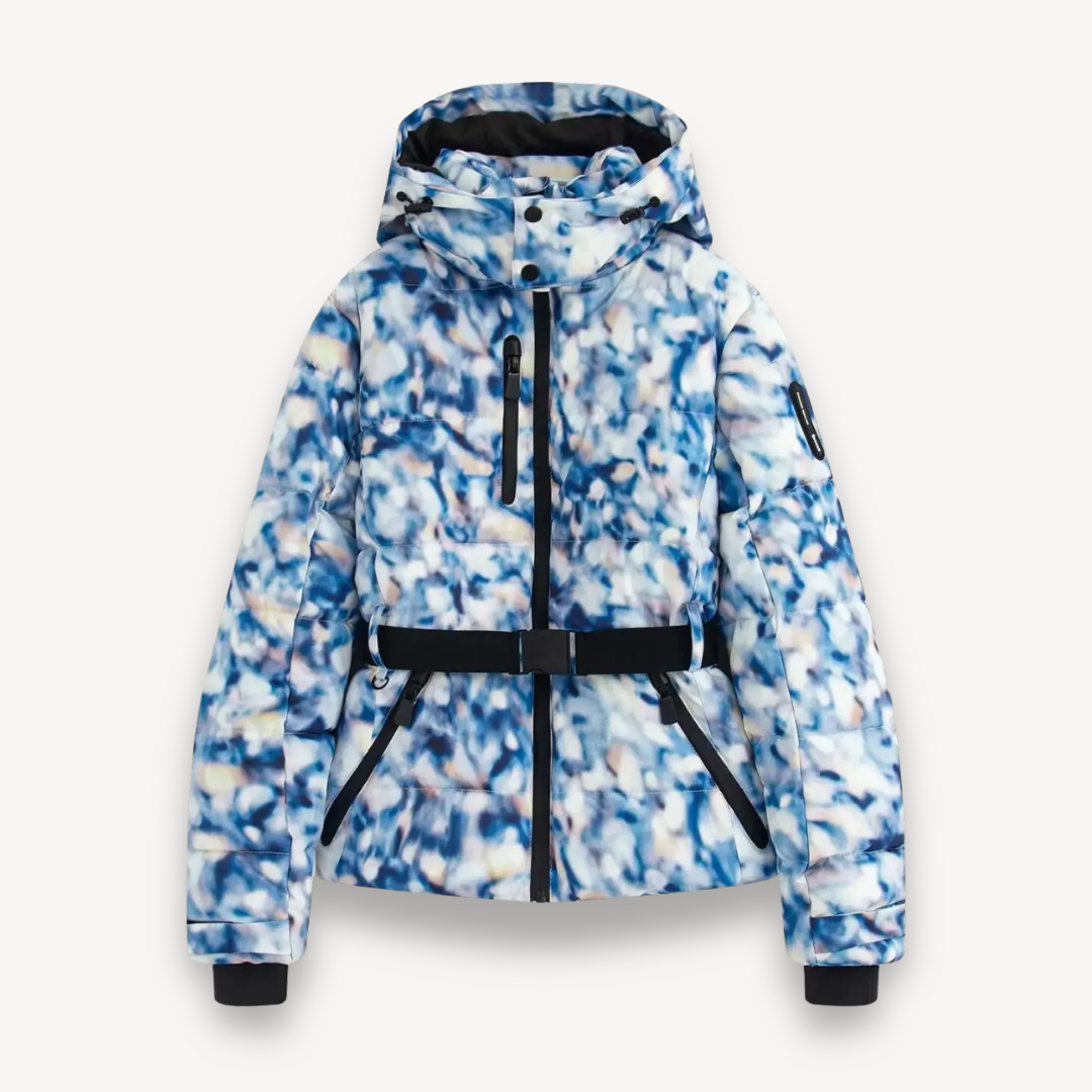 Women’s Quilted Belted Hooded Jacket – Defined Shape, Contemporary Style